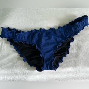 Victoria's Secret elastic bum lettuce hem swim bottoms